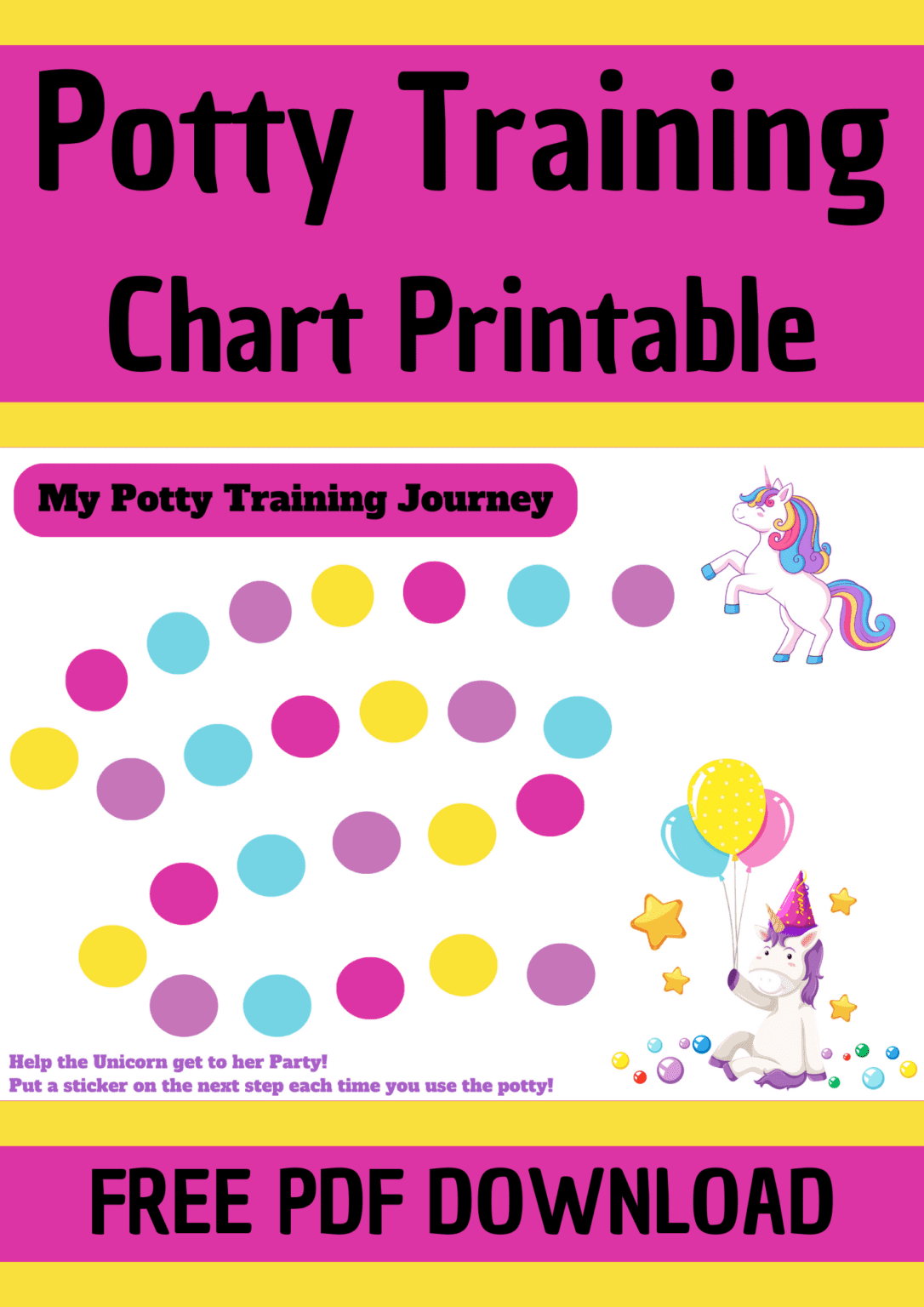 FREE Printable Potty Training Charts &amp; Easy Reward Ideas