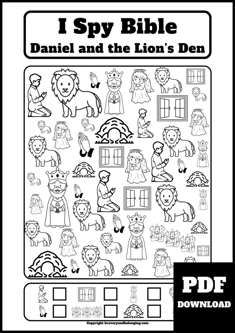 I Spy Printables for Kids FREE PDF Games