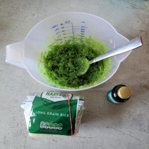 The Easiest Way to Dye Rice for Sensory Play