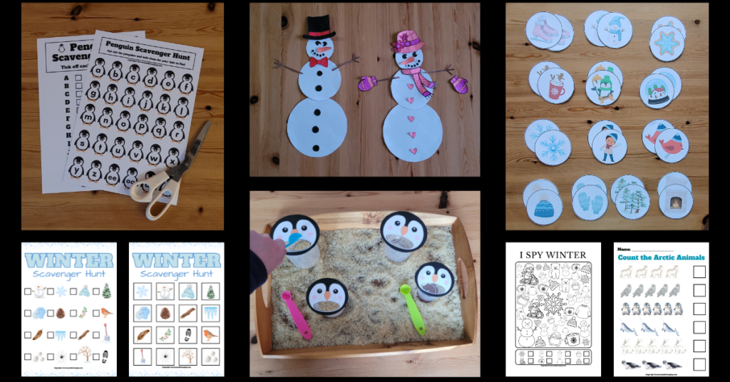 Free Winter Printables for Kids Archives