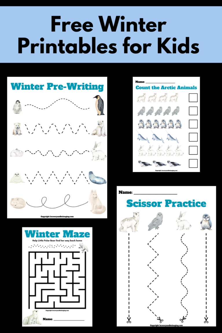 FREE Winter Printables for Kids!