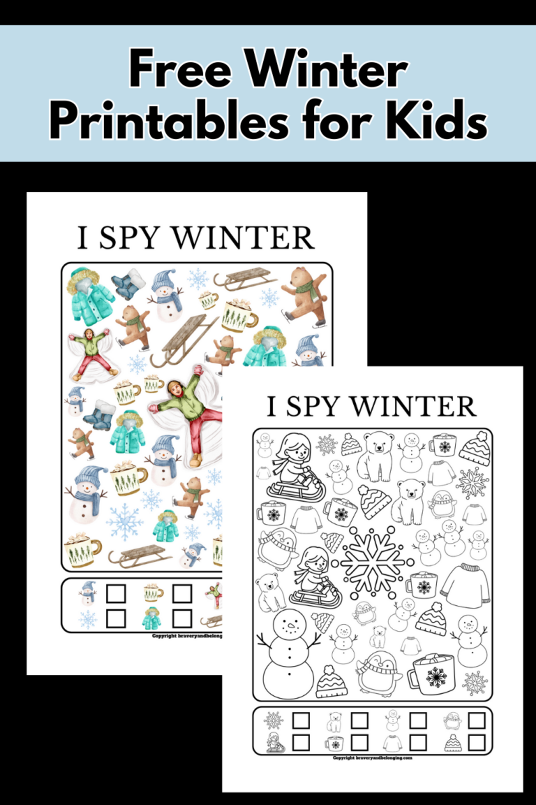 FREE Winter Printables for Kids!