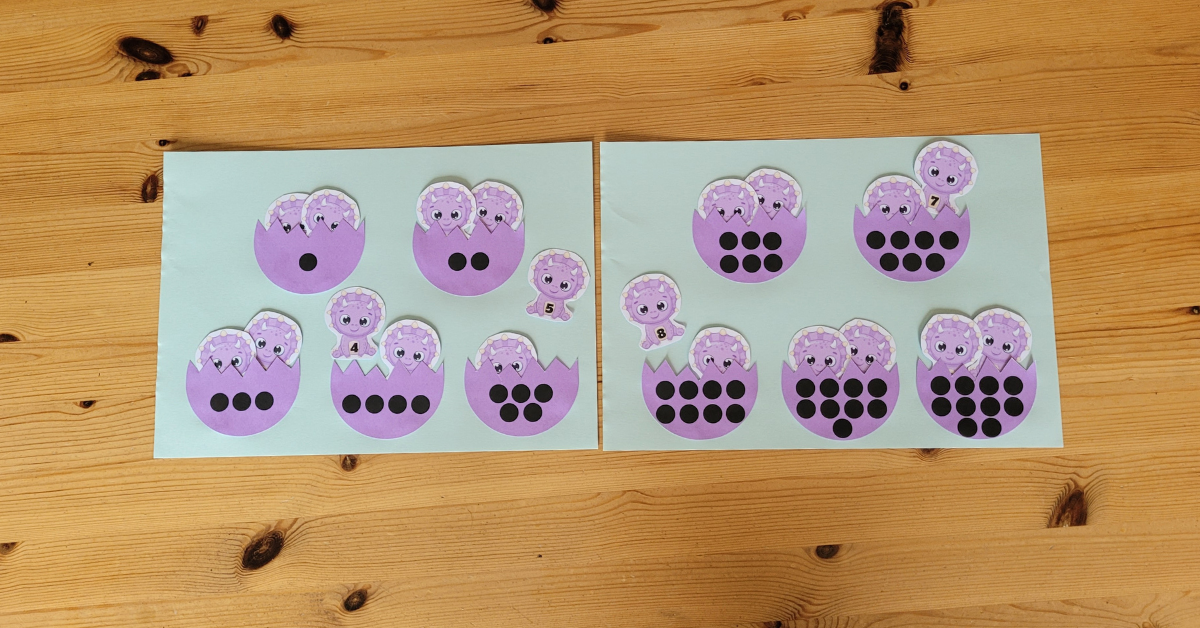 Free Printable Dinosaur Counting Activity